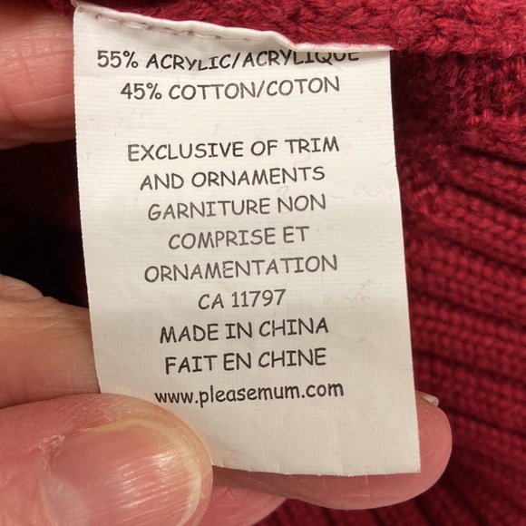 Vintage 3sixT Vancouver hockey sweater large 8/9 - Picture 8 of 8